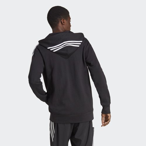 Essentials 3 stripes hoodie black Adidas Sportswear La Redoute