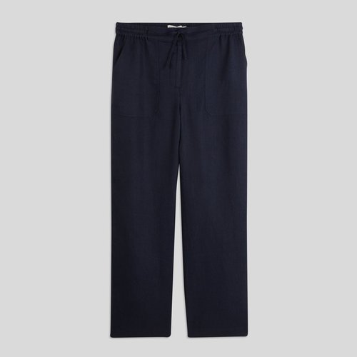 Pantalon en lin monoprix best sale