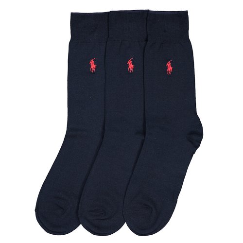 Pack of 3 Pairs of Socks in Cotton Mix