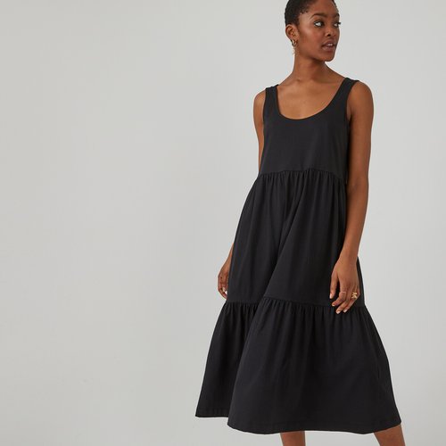 Robe sans manches evasee en jersey La Redoute Collections La Redoute