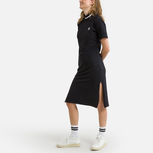 Robe t shirt en pique de coton bialowiez noir Fila La Redoute