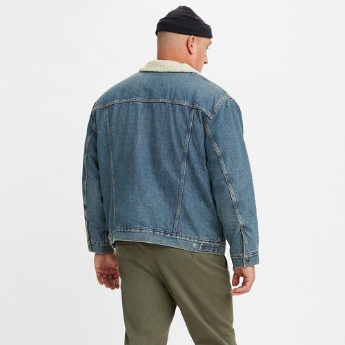 Big and tall denim jackets clearance