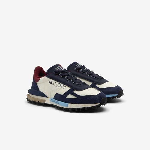 Low top sneakers elite active blau beige Lacoste La Redoute