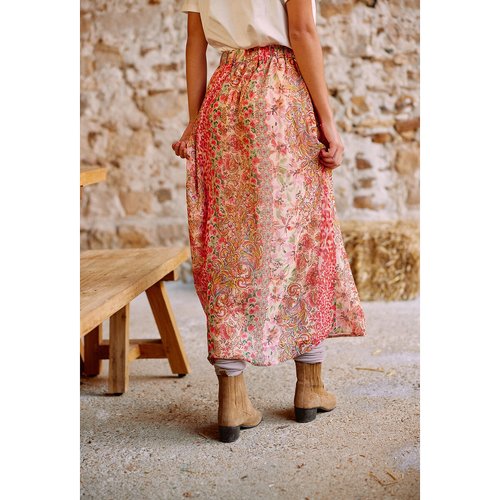 J.o.a. floral midi skirt store