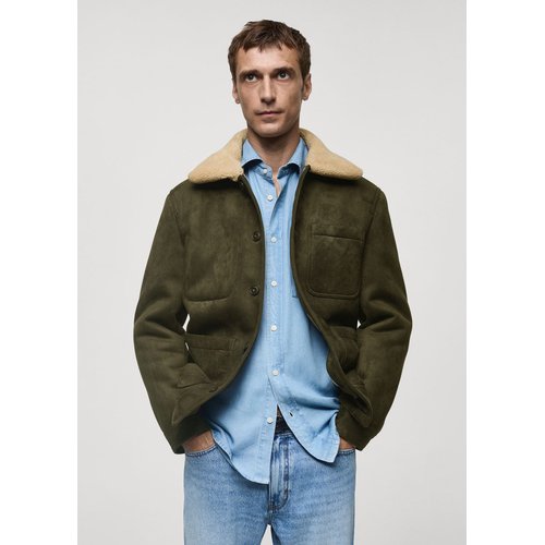 Veste effet daim outlet