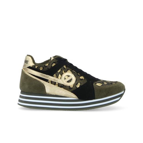 Baskets a semelle compensee parko jogger vert No Name La Redoute
