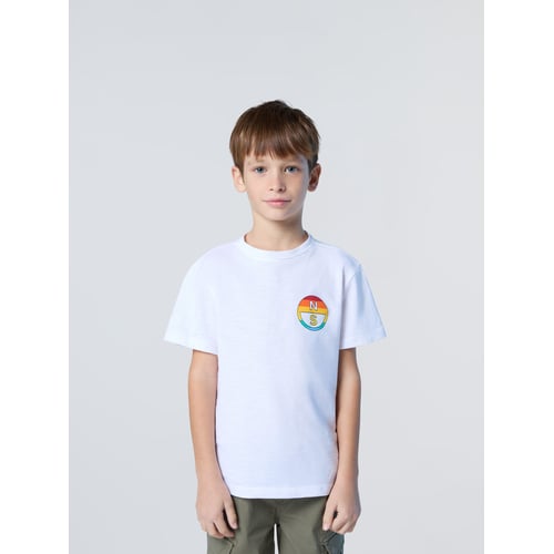 T-shirt Garçon 100% Coton Arc-en-ciel - Tailles 3-13 Ans, Lavable Machine