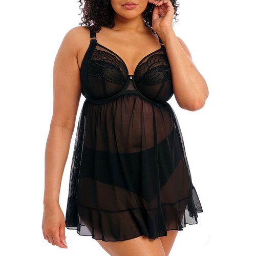 Nuisette grande taille avec soutien gorge integre priya Elomi La Redoute
