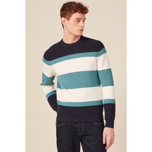 Pull eco responsable bleu petrole Bonobo La Redoute