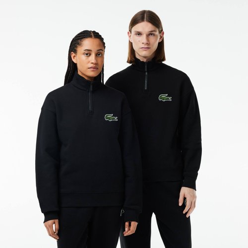 Sweatshirt coton bio noir 031 Lacoste La Redoute