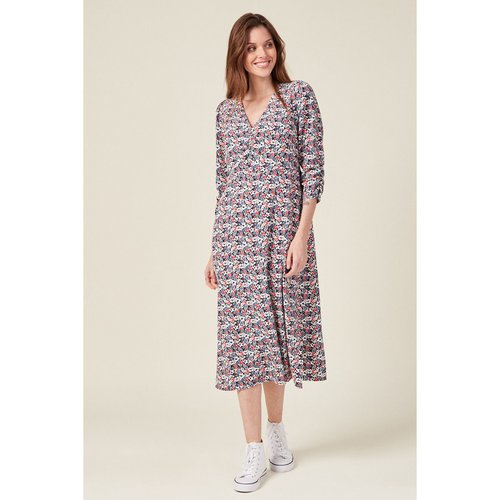 Robe longue eco responsable bleu marine Bonobo La Redoute