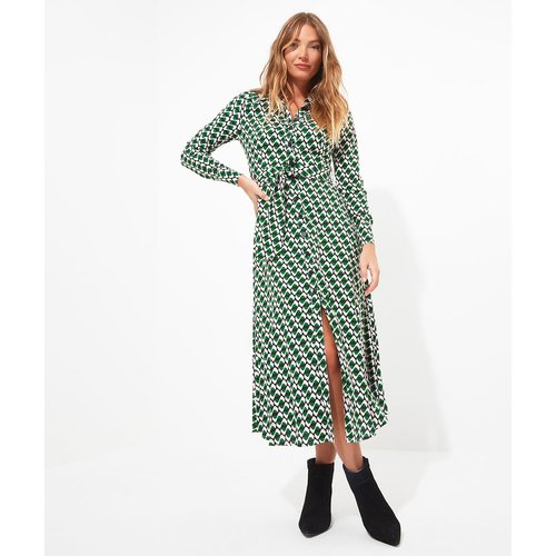 Geo print shirt dress on sale