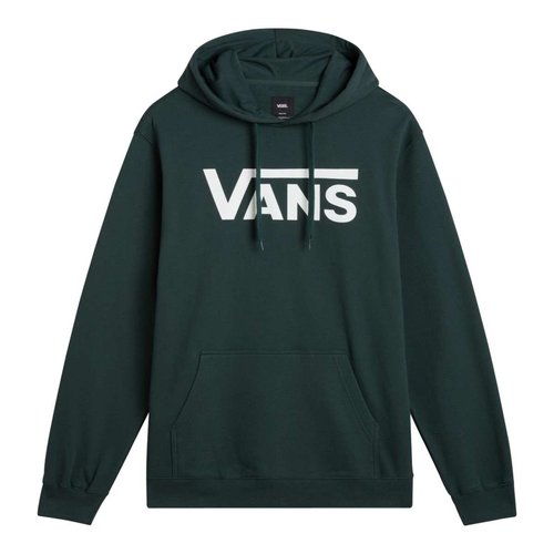 Sweat coton col a capuche droit vert Vans La Redoute