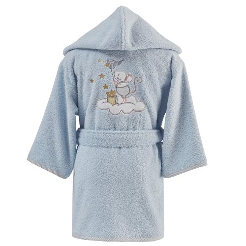 Peignoir de bain enfant 450 g m mousky ciel Sensei Maison La Redoute