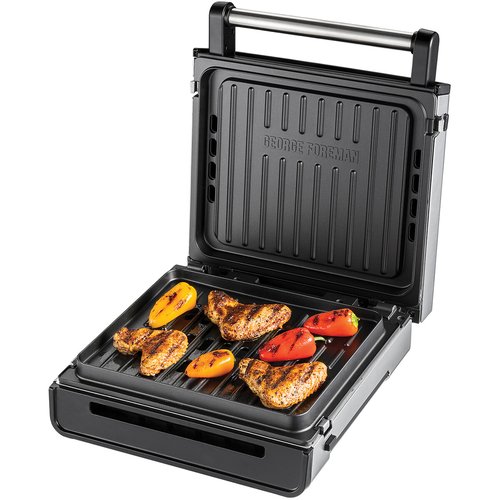 Medium smokeless electric grill 28000 stainless steel George Foreman La Redoute