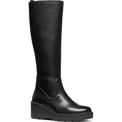 Bottes Geox Femme En Cuir Marron - Taille 37 EU - NEUVES (sans Boîte)