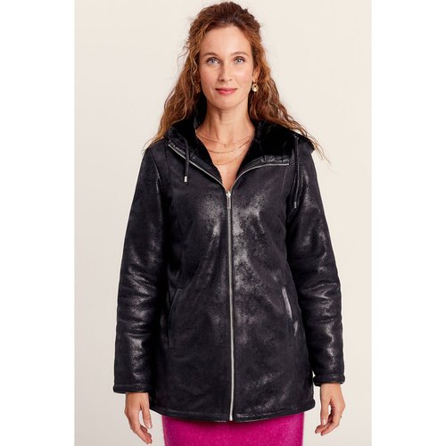 Manteau droit reversible noir Breal La Redoute