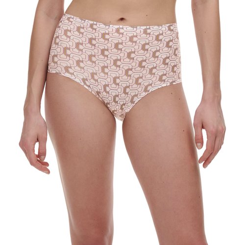 Culotte taille haute extensible soft stretch tu Chantelle imprime graphique La Redoute