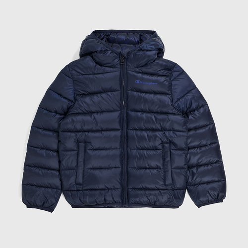 Piumino trapuntato con cappuccio blu marino Champion La Redoute