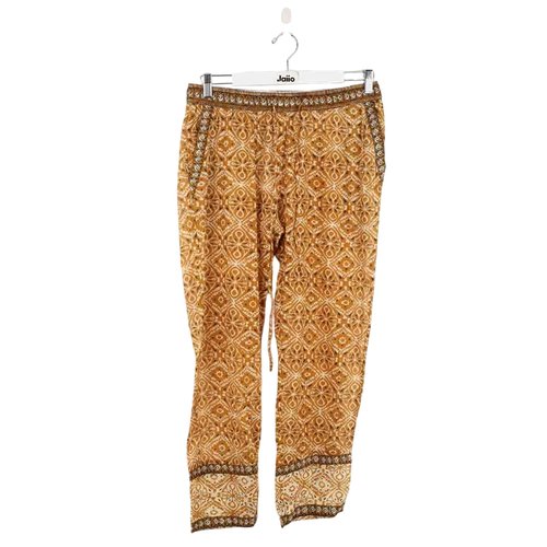 Pantalon droit en coton tres bon etat marron Stella Forest La Redoute