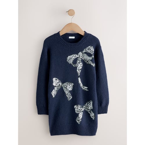 Robe Pull Next Fleurie Berry - Taille 6/8 - Occasion Très Bon état