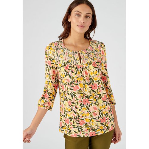 Blouse fluide imprimee manches 3 4 lenzing tm ecovero tm Damart La Redoute