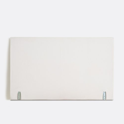 Copri Testiera Elasticizzato Beige Per Letto - Rivestimento Testiera Imbottita 190-210 Cm