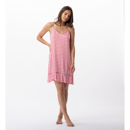 Nuisette en 100 viscose pied de poule cocotte 703 rose Le Chat La Redoute