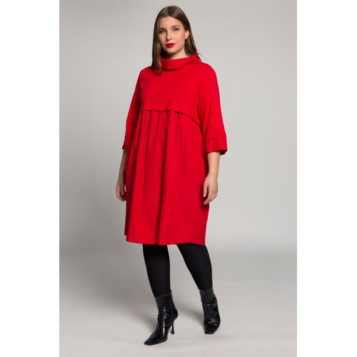 Robe trapeze a col montant Ulla Popken La Redoute