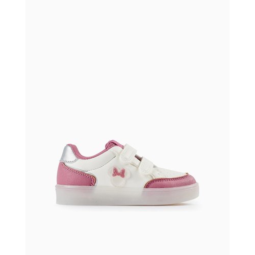 Baskets avec lumieres pour bebe fille minnie rose fonce Zippy La Redoute
