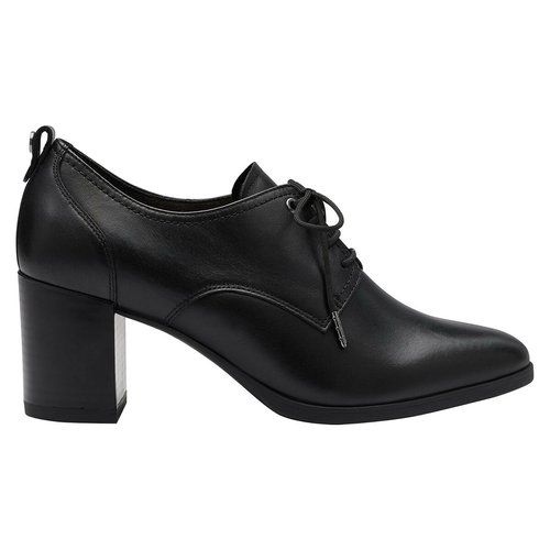 Heeled brogues black hotsell