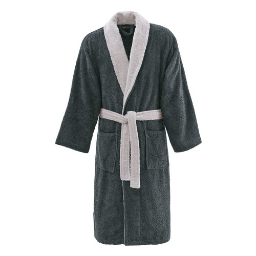 Peignoir col chale bicolore 450 g m maya bay Sensei Maison La Redoute