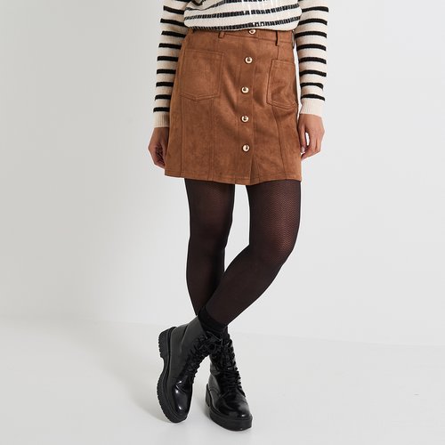 Jupe suedine beige cheap