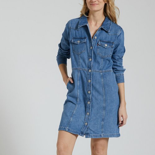 Robe chemise en jean. Levi s ringing bells 2 La Redoute