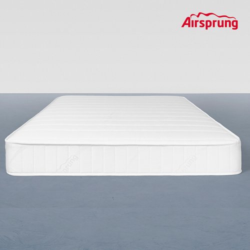 Hybrid memory foam sprung rolled mattress white Airsprung La Redoute