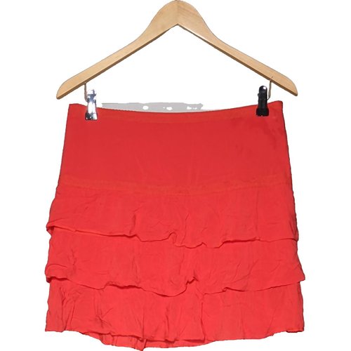 Jupe courte rouge camaieu clearance