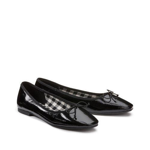 Ballerines vernies noir La Redoute Collections La Redoute