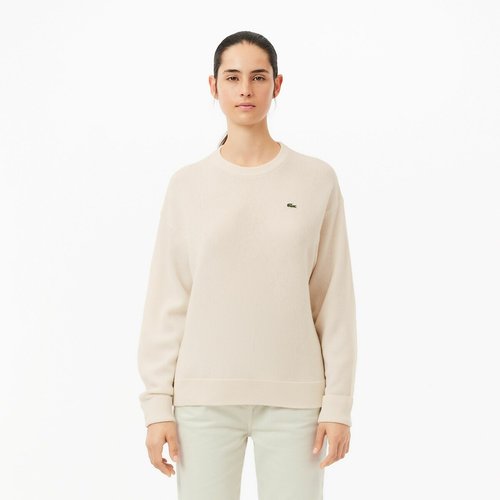 Lacoste crew neck knit jumper shop