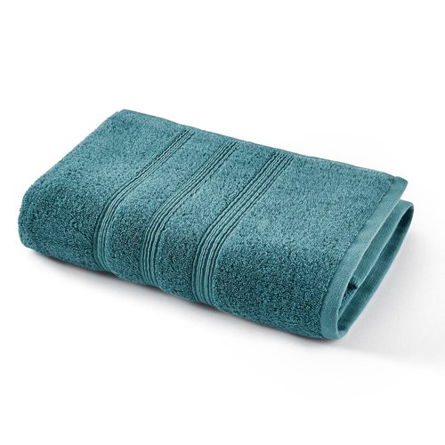 Ismo 100 organic cotton terry bath towel La Redoute Interieurs La Redoute