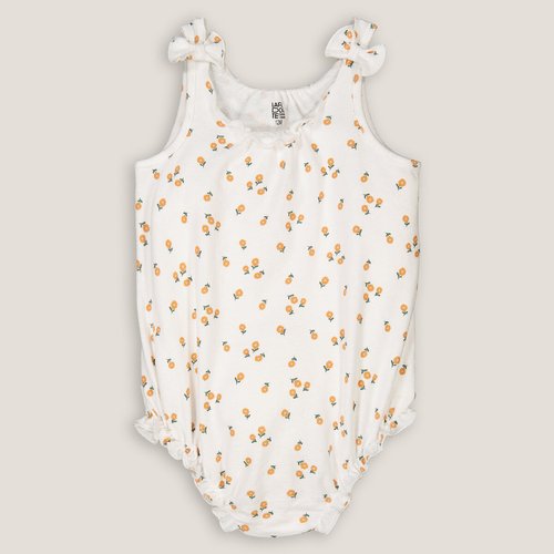 Barboteuse imprime floral La Redoute Collections imprime rose La Redoute