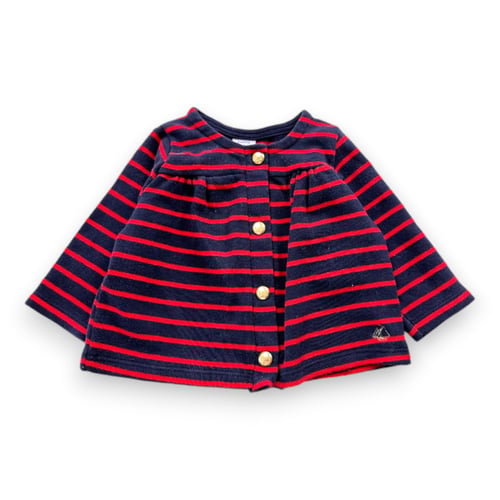Petit Bateau Cardigan Bébé Fille - En Coton Doux Et Confortable
