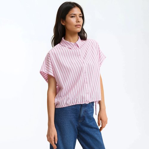 Chemise All In Motion Coupe Boxy Rose Clair - Femme L - NEUVE Avec étiquettes