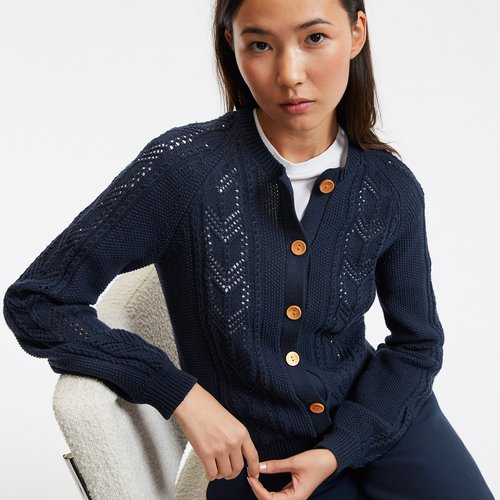 Pointelle brand cardigan online