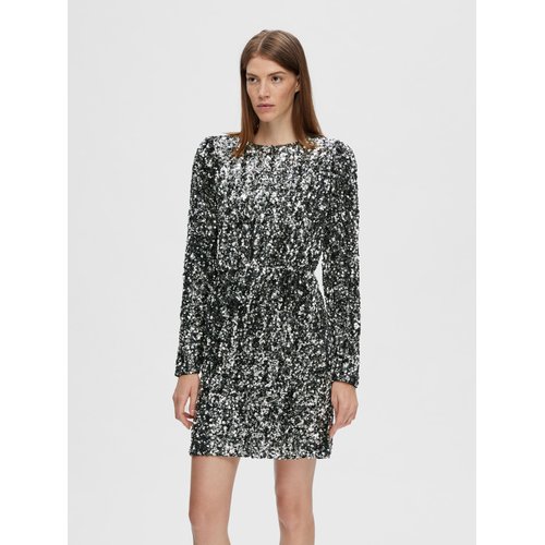 Mini robe paillettes Selected Femme La Redoute
