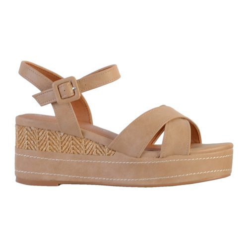 The divine factory sandale compensée top