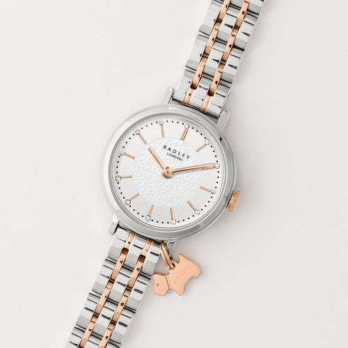 Selby street two tone link bracelet watch silver coloured Radley London La Redoute