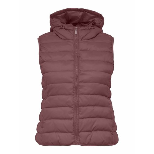 Doudoune rose sans manche sale