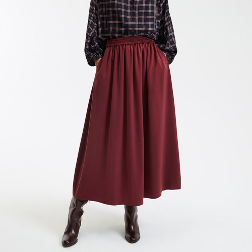 Jupe longue evasee La Redoute Collections La Redoute