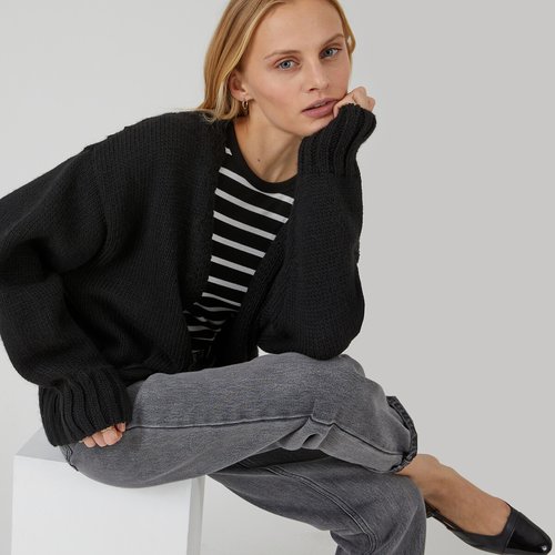 Gilet cardicool grosse maille La Redoute Collections La Redoute