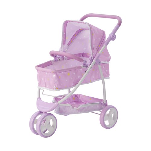 Poussette landau nacelle 2 en 1 de poupee poupon 40 45 cm violet Teamson Kids La Redoute